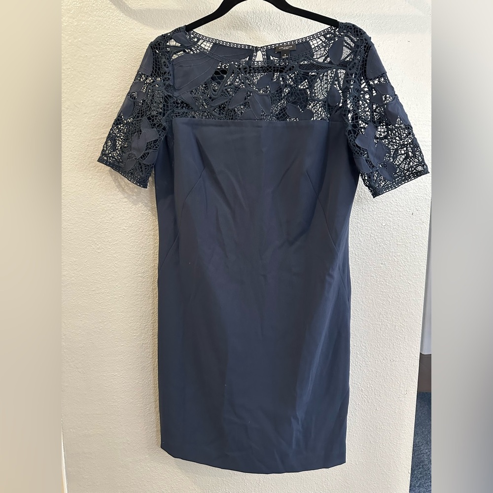 3 for $10. Ann Taylor Navy Lace Short Sleeve Dress